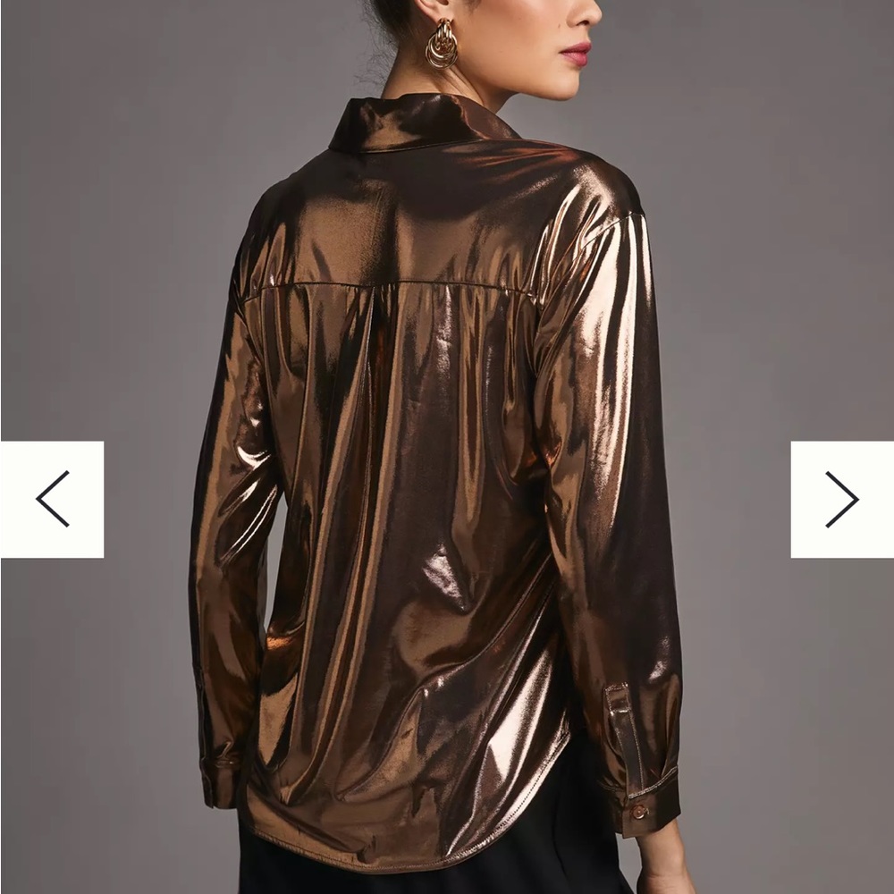 NWT Anthropologie Shine Shirt